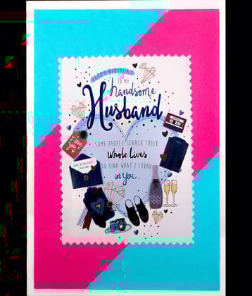 AanyaCentric Husband Lover Boyfriend Birthday Handmade Greeting Card