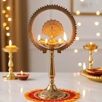 Brass Deepak More Charkar 6 (FMAS656 D)