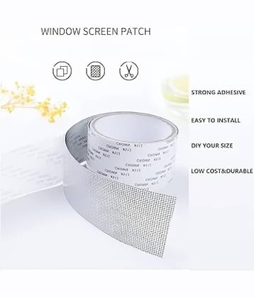 Screen Repair Tape,Window Screen Repair Kit Strong Adhesive Screen Patch Repair(Pack of 1)