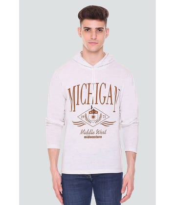 HVBK Pack of 1 Cotton Blend Regular Fit Men's T-Shirt ( Off-White )