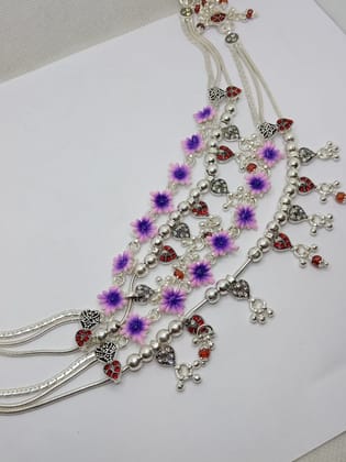 Pure silver 75percent bridal payal p = 43