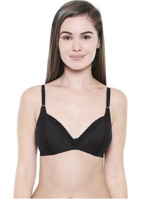 Body Care Non Padded Non Wired Bra | 1528-Black / 40