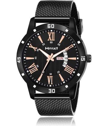 HMXT Black Silicon Analog Men's Watch