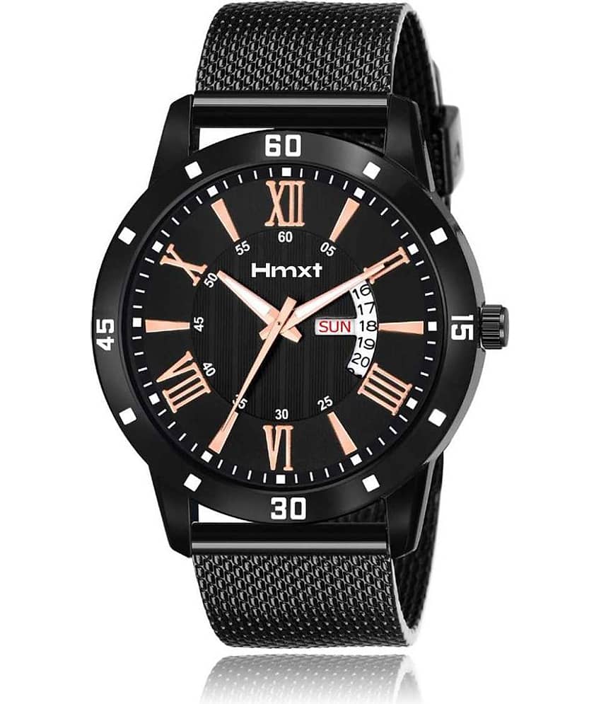 HMXT Black Silicon Analog Men's Watch