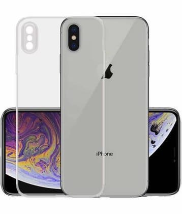 VAKIBO Plain Cases Compatible For Rubber Apple iPhone X ( Pack of 1 )