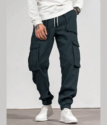 Eyebogler Regular Flat Men's Cargos - Grey ( Pack of 1 )