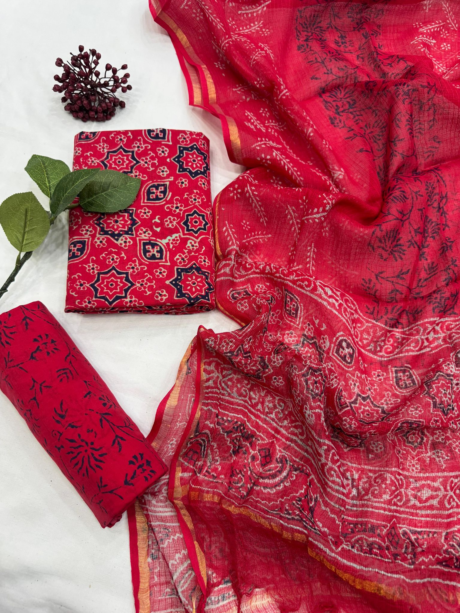 Handcrafted Kota Doriya Dupatta