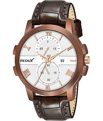Redux RWS0368S White Dial Leather Analog Men's Watch