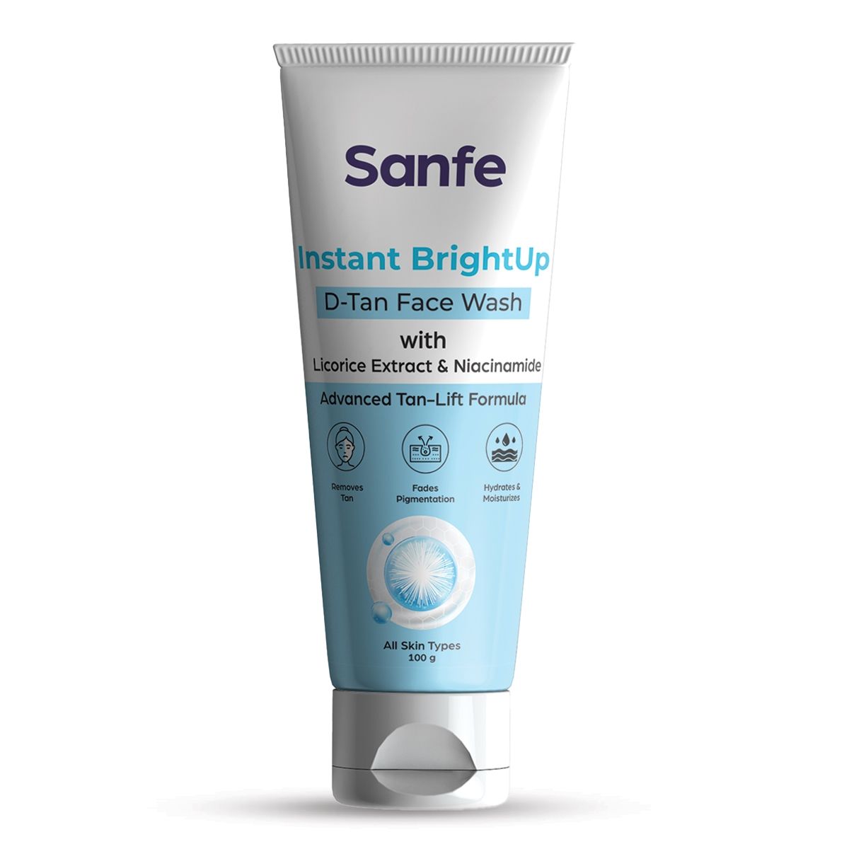 Sanfe Instant BrightUp D-Tan Face Wash - 100g