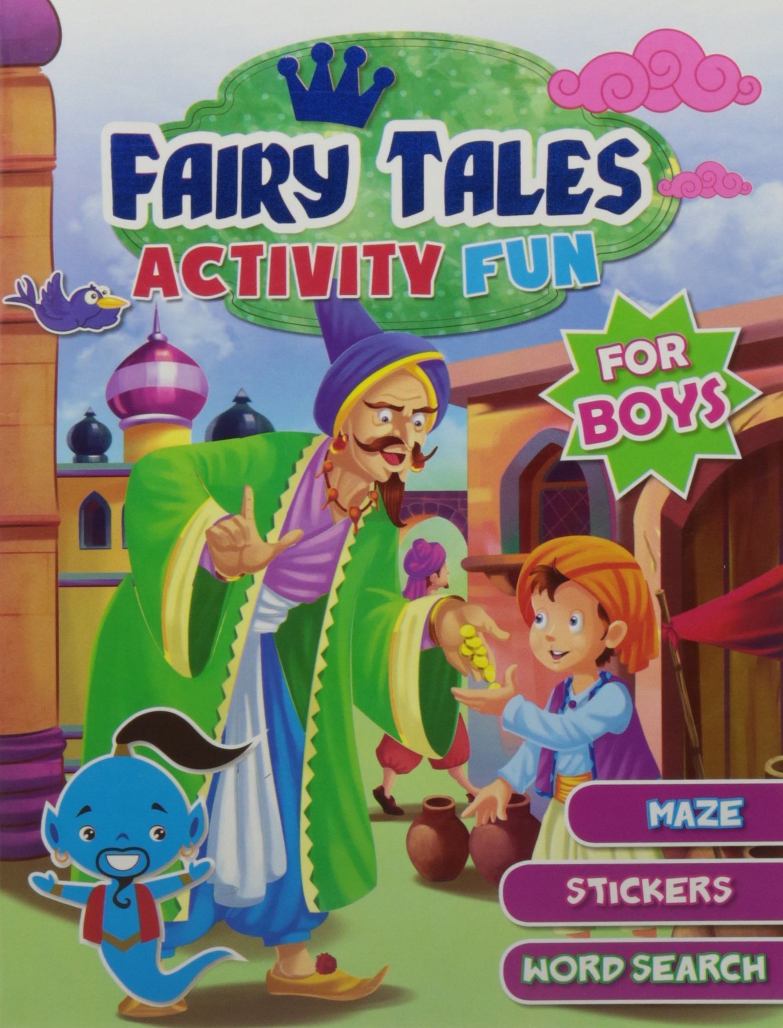 Fairy Tales Activity Fun for Boys [Paperback] Dreamland Publications