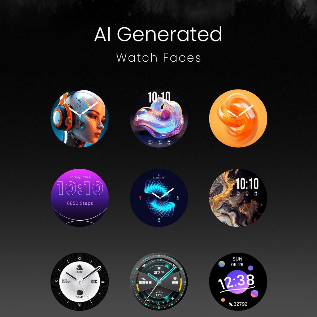 CELLECOR E2 Hype 1.50" (38.1mm) HD IPS Display Smart Watch, 500 Nits, 60Hz Refresh Rate, Bluetooth Calling, AI generated Watch Faces, 100+ Sports Modes, Health Suite, Voice Assistance (Blue )