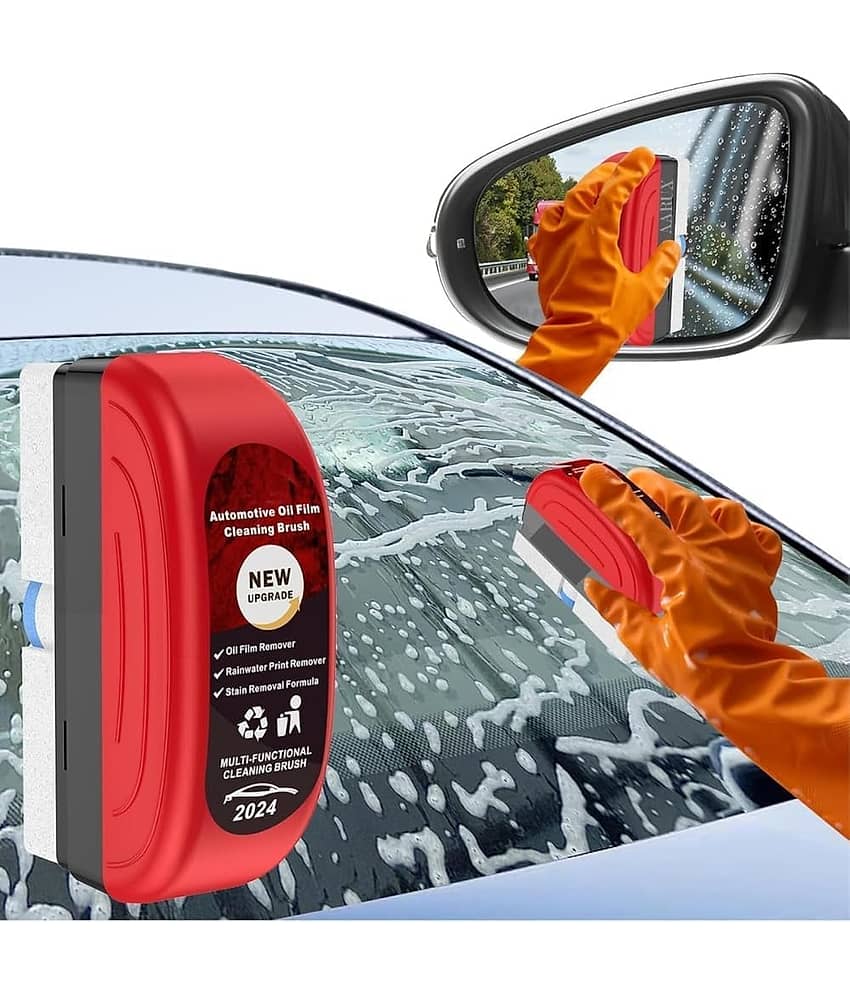 Automotive Oil Film Cleaning Brush - Car Glass Oil Film Remover for Car Window Cleaner, Glass Cleaning Board, Glass Coating for Windshield, Automotive Oil Cleaning Brush. (1pc)