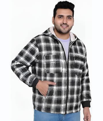 PLUS PARADISE Cotton Men's Casual Jacket - Black ( Pack of 1 )