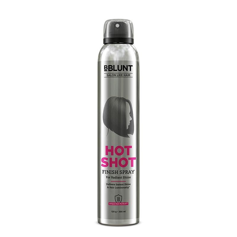 BBLUNT Hotshot Finish Spray Delivers Radiant, Salon-like Gloss (200ml)