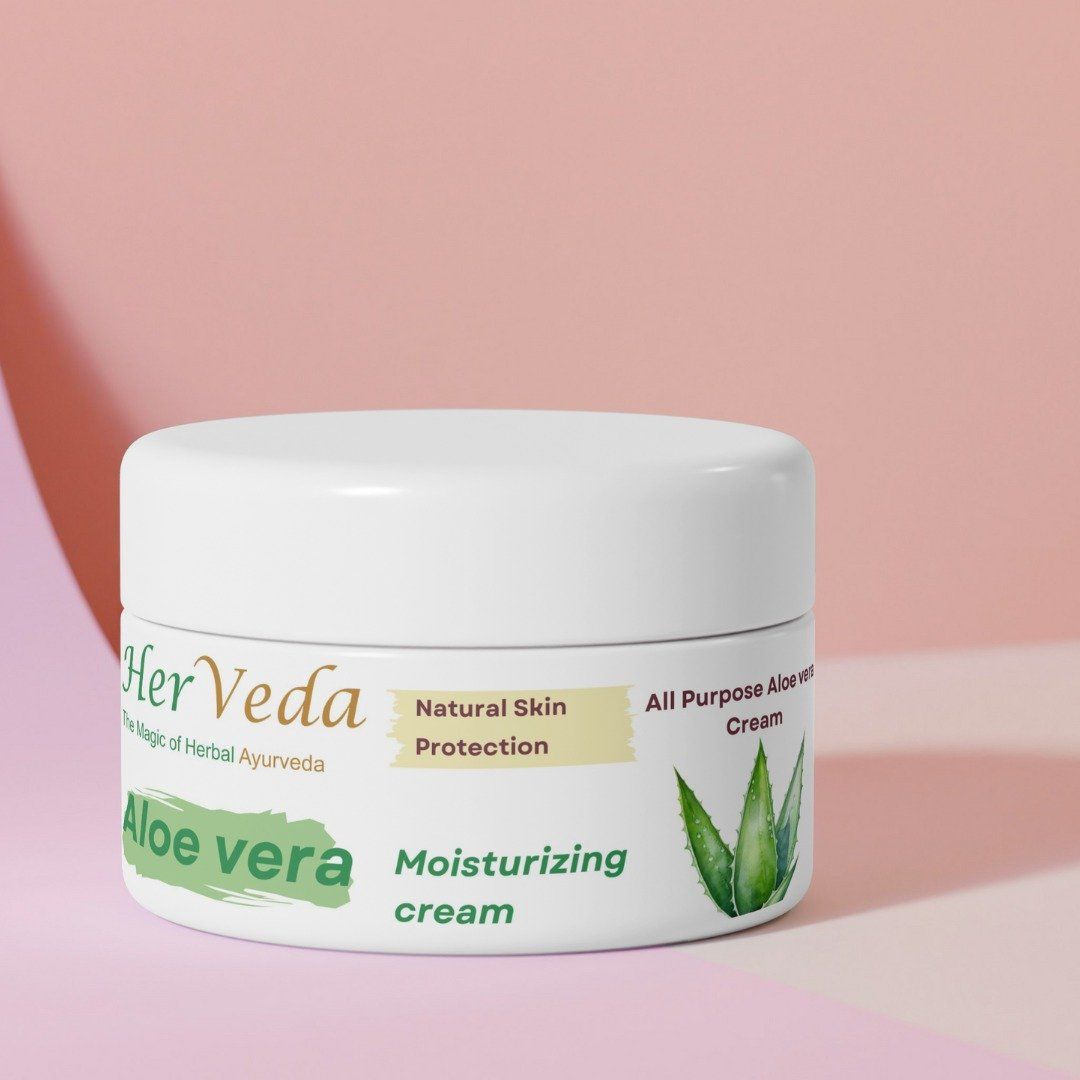 HerVeda Aloevera Nourishing Skin Cream | Pack of 2