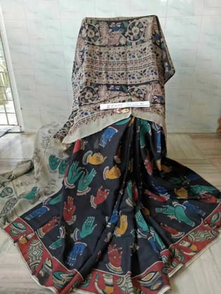 AWESOME LINEN COTTON PRINTED SAREE - 1997