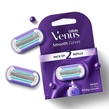 Gillette Venus Smooth Curves Pack of 2 Refills Gillette Venus Smooth Curves Pack of 2 Refills