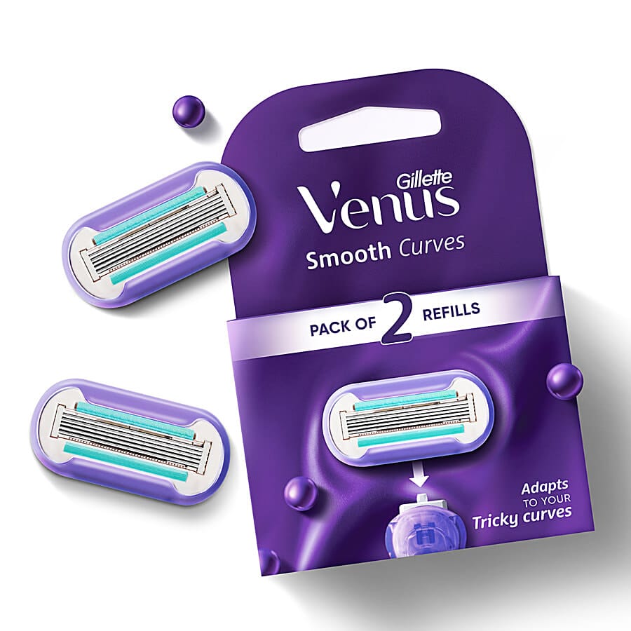 Gillette Venus Smooth Curves Pack of 2 Refills