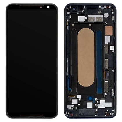 LCD Display Folder with Touch Screen for Asus ROG Phone II Black with Frame