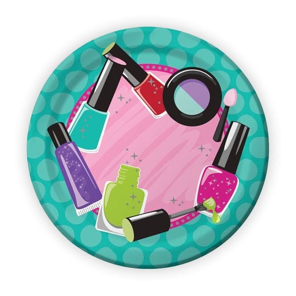Glitzy Girl Theme Party Cake/Starter Plates - 7 inches - 8PC - Party and Festive Needs | Buy online on ZillyBuy
