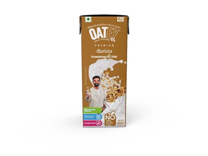 OATEY Oat Drink, Barista Grade - Unsweetened, No Added Sugar, No-Hormones, No Preservatives, Non-dairy, 100% plant-based, Nut free 200ml OATEY Oat Drink, Barista Grade - Unsweetened, No Added Sugar, No-Hormones, No Preservatives, Non-dairy, 100% plant-based, Nut free 200ml