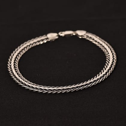 Silver Ameya  Broad bracelet Tennis