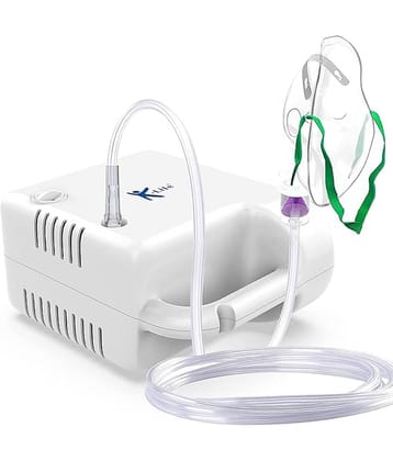 K-life 107 Steam Respiratory Machine Kit For Adults & kids Asthma Inhaler Patients Nebulizer (White)