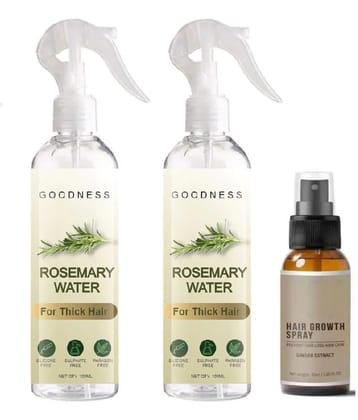 Rosemary Water Hair Spray For Hair Growth, Hairfall control 2x100ml with Hair Growth Spray Ginger Extracts 30ml – Set of 3 Items