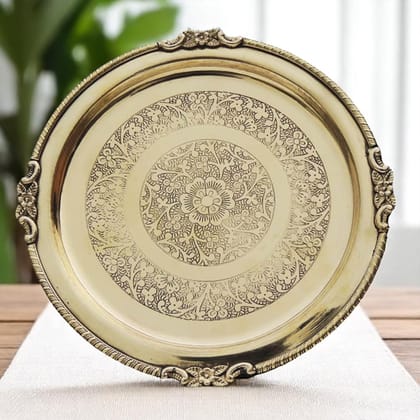 Brass Thali Embose (BCMAS166 A)