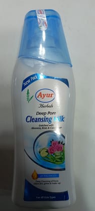 Ayur herbals deep pore cleansing milk 100 ml Ayur herbals deep pore cleansing milk 100 ml