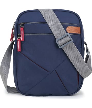 Dezire Crafts Blue Solid Messenger Bag