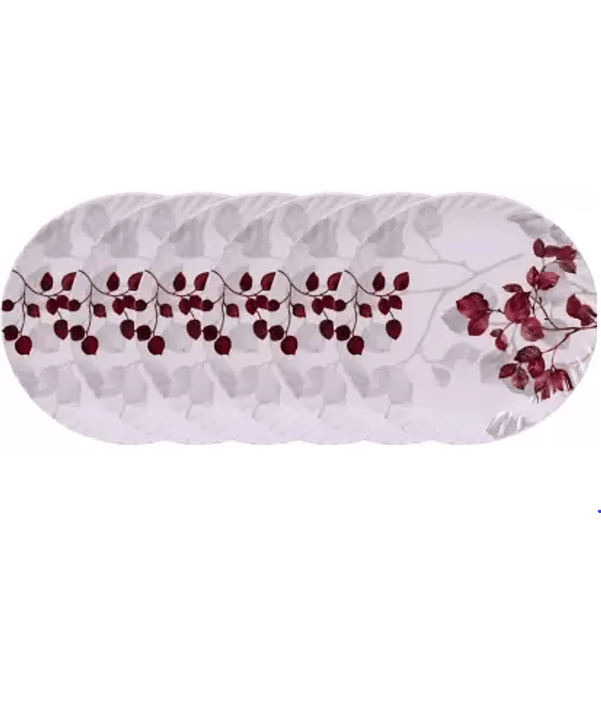 Carnival 6 Pcs Melamine Multi Color Full Plate