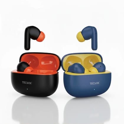 Order TecSox Wave Bluetooth Earbuds | Deep Bass