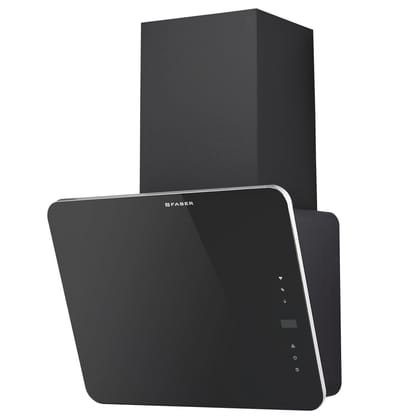 Faber 60cm 1150 m3/hr Chimney (Fabio BK TC, Cassette Filter, Touch Control, Black) Faber 60cm 1150 m3/hr Chimney (Fabio BK TC, Cassette Filter, Touch Control, Black) - Black / 60 centimeters