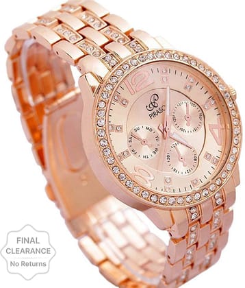 PIRASO Rose Gold Ceramic Analog Men's Watch