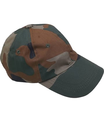 Infispace Green Cotton Blend Men's Cap ( Pack of 1 )