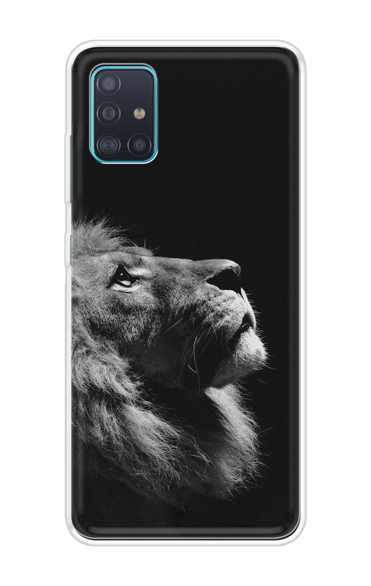 Lion Looking to Sky Soft Cover for Samsung Galaxy A51
