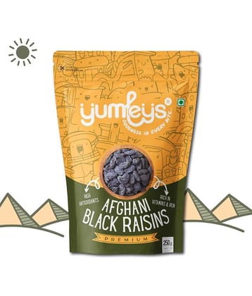 Yumleys Premium Afghani Black Raisin with Seeds Kali Kismis 250gm