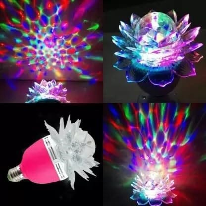 Lotus Rotating LED Bulb Pack Of 1 Lotus Rotating LED Bulb Pack Of 1