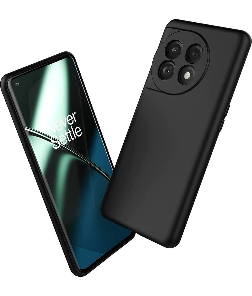 Spectacular Ace - Plain Cases Compatible For Silicon Oneplus 11 ( Pack of 1 )