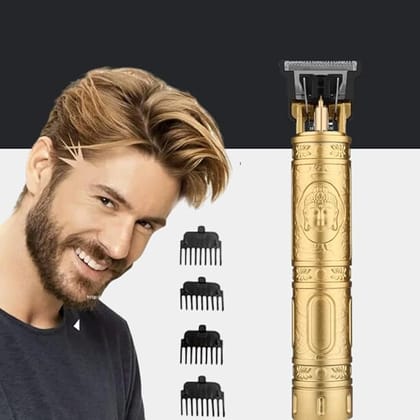 Vintage T9 Rechargeable Hair Clipper & Beard Trimmer for Men | Heavy Duty Professional Grooming Kit