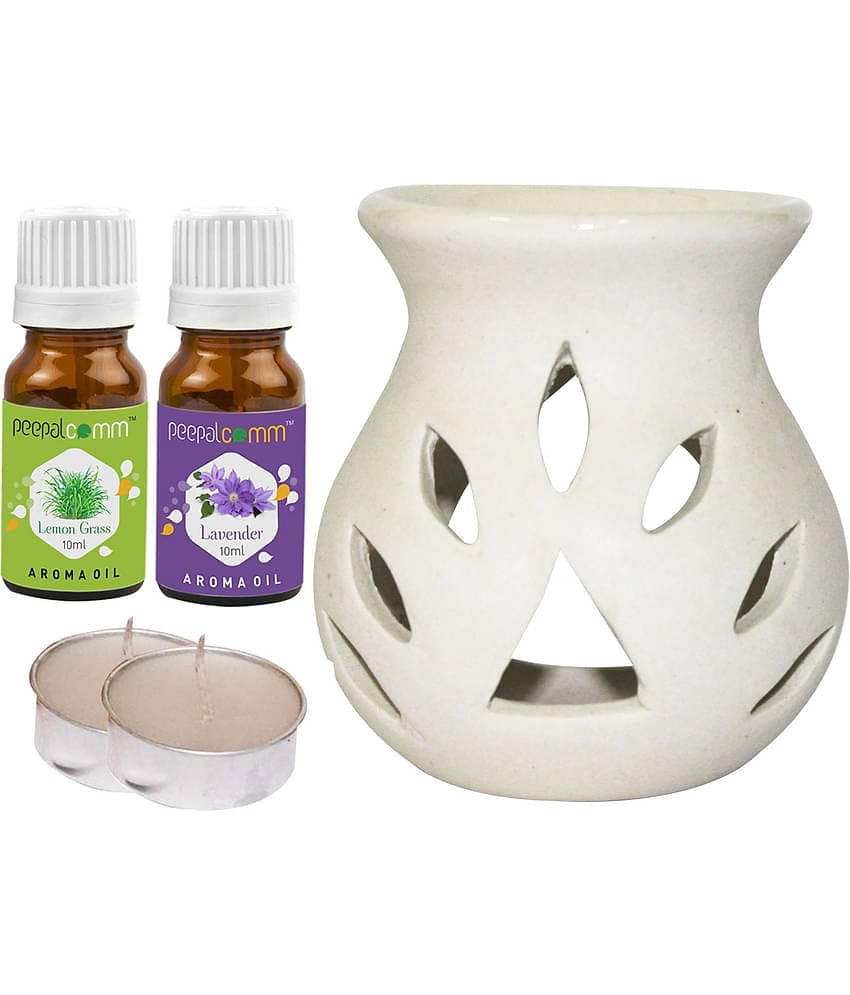 Peepalcomm Ceramic Aroma Oils & Diffusers Set - Pack of 5