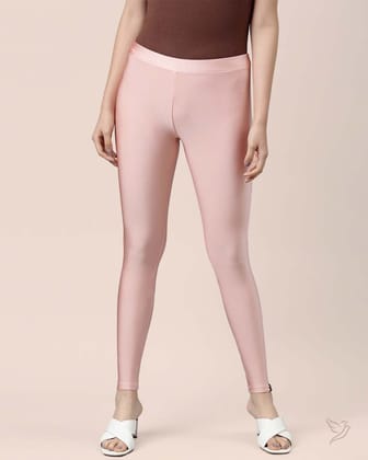 Shimmer Legging - Pink Champagne-S / Pink Champagne