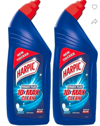 Harpic disinfectant toilet cleaner liquid rose