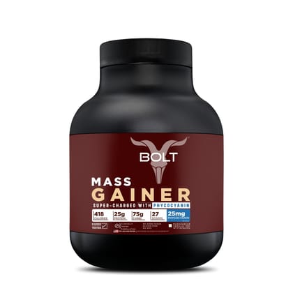 Bolt Mass Gainer | For Muscle Gainer & Weight Gain | USA Formulation & Origin-2lbs / Madagascar Vanilla
