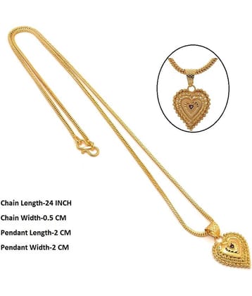 Jewar Mandi - Golden Pendant ( Pack of 1 )