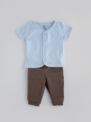 Skin-friendly & Comfy Coordinated Set for Newborn Boys-0-1 M