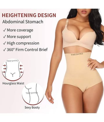 Tkeshto - Cotton Beige Women's Tummy Tucker Pack of 1
