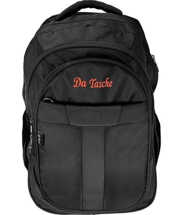Da Tasche 35 Ltrs Black Polyester College Bag