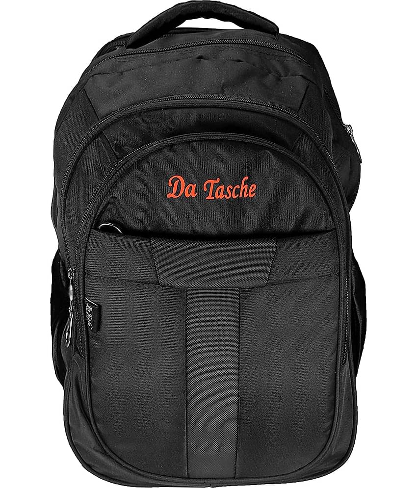 Da Tasche 35 Ltrs Black Polyester College Bag